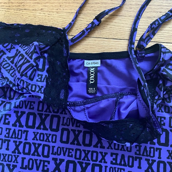 Purple XOXO Slip - Picture 3 of 3